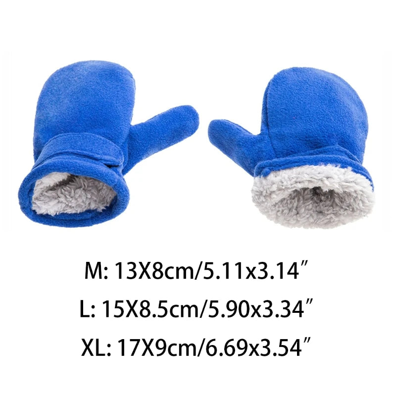 Toddler & Infant Winter Mittens Lined with Fleece