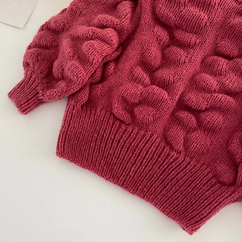 Knitted Sweater Cardigan with buttons
